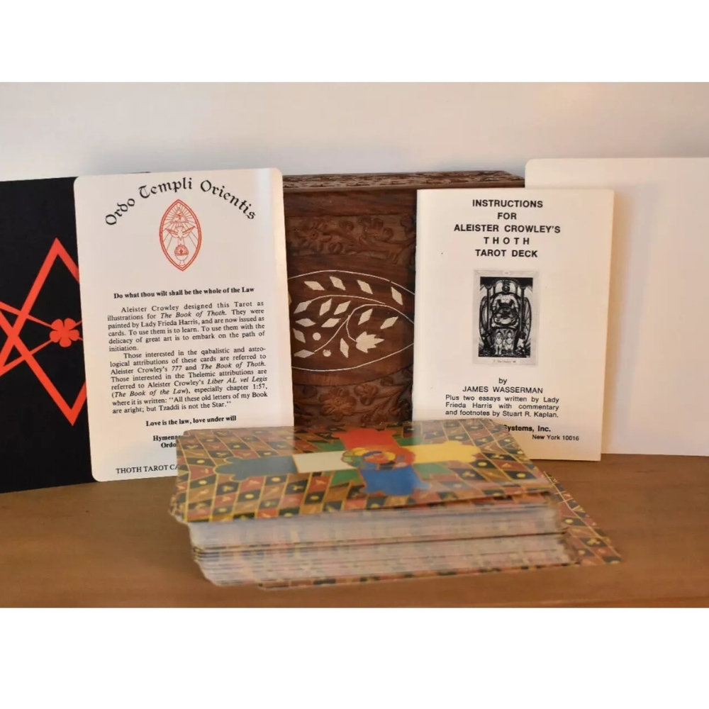 Aleister Crowley Thoth Tarot Deck with Booklets